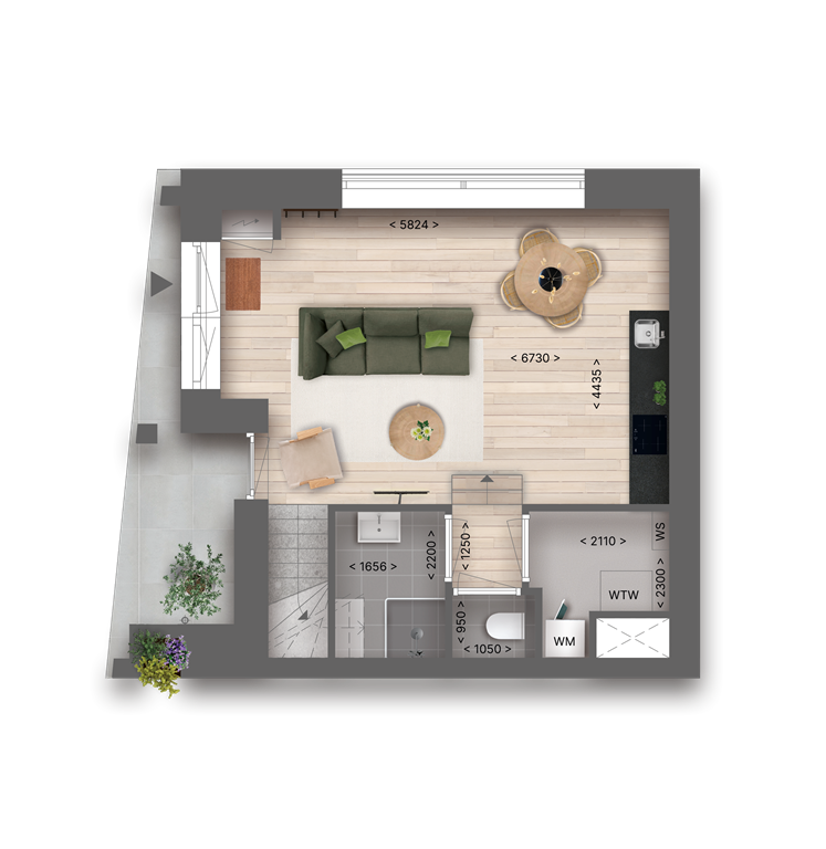 mediumsize floorplan